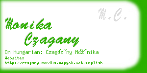 monika czagany business card